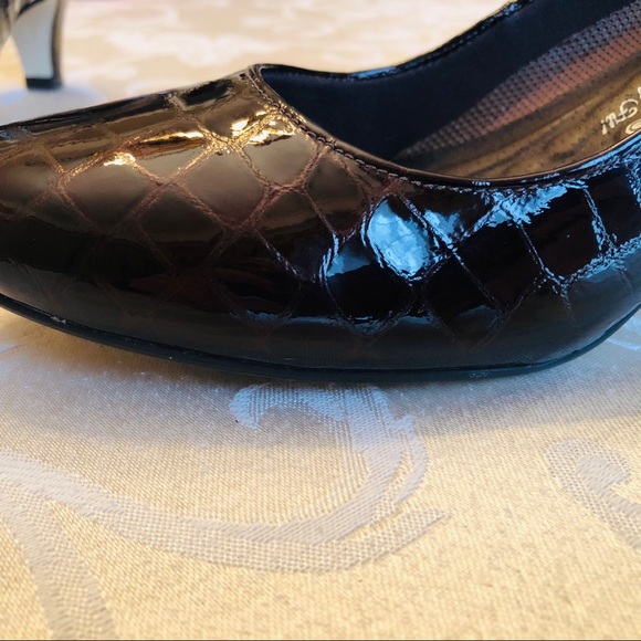 Walking Cradles Joy brown patent croco - Picture 6 of 12